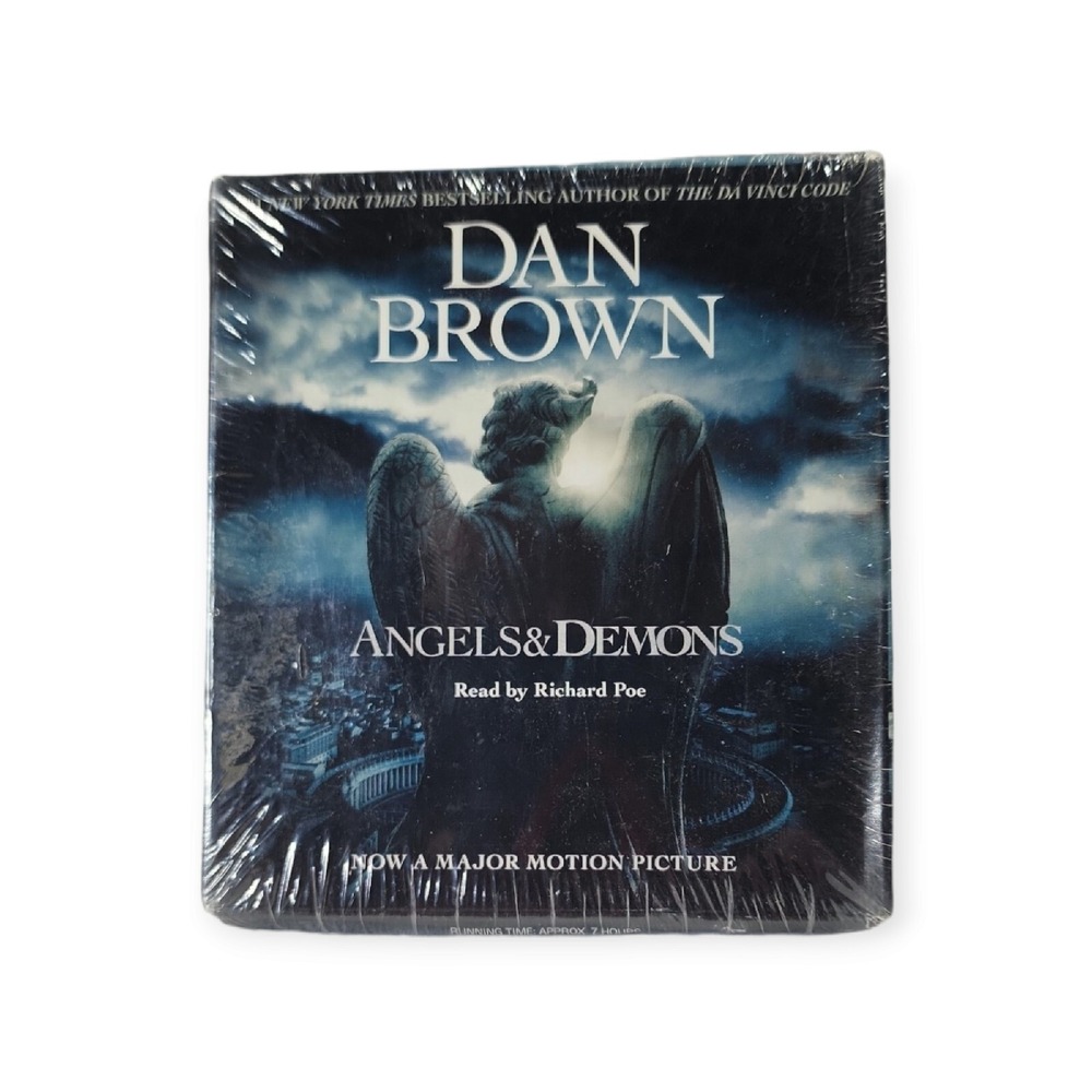 Angels & Demons Audiobook on 6 CDs Dan Brown Read‎ by Richard Poe 2009 Brand New